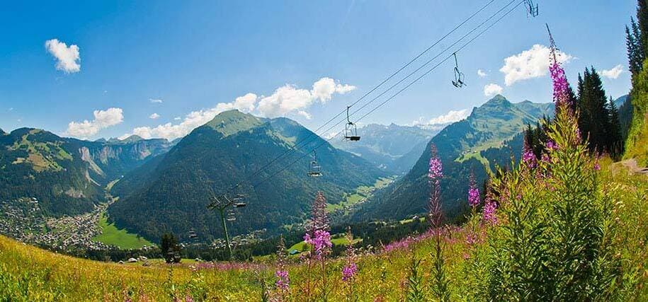 Alperna är ett populärt turistmål även under sommaren